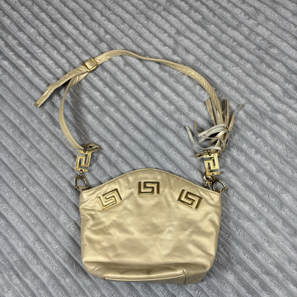 Vintage‎ Handmade Handbag Genuine Leather Bucket  Bag Vintage